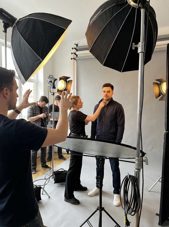 Фотография в стиле backstage