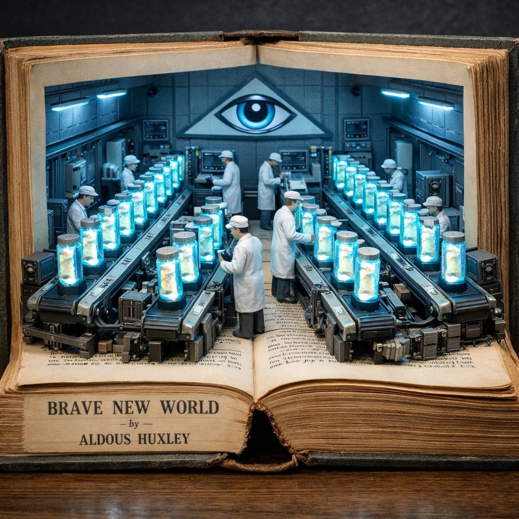 Диорама из книги Олдоса Хаксли