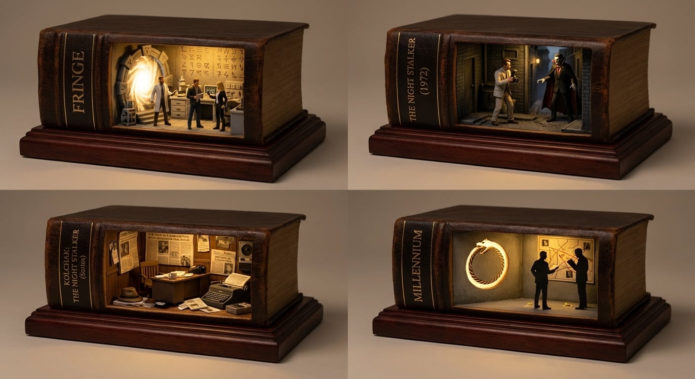 Полая книга со светом
