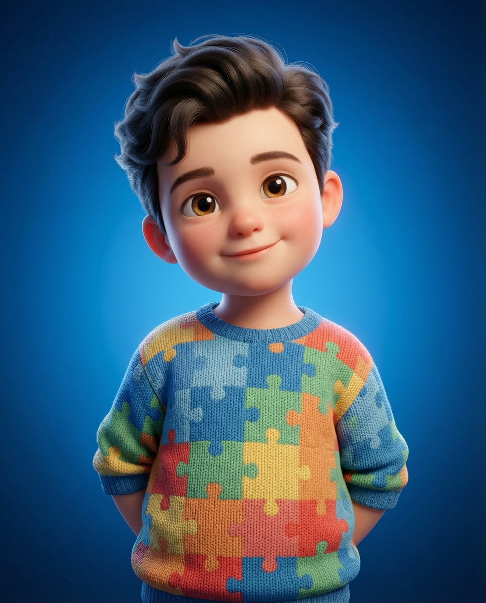 Милый портрет в стиле Pixar