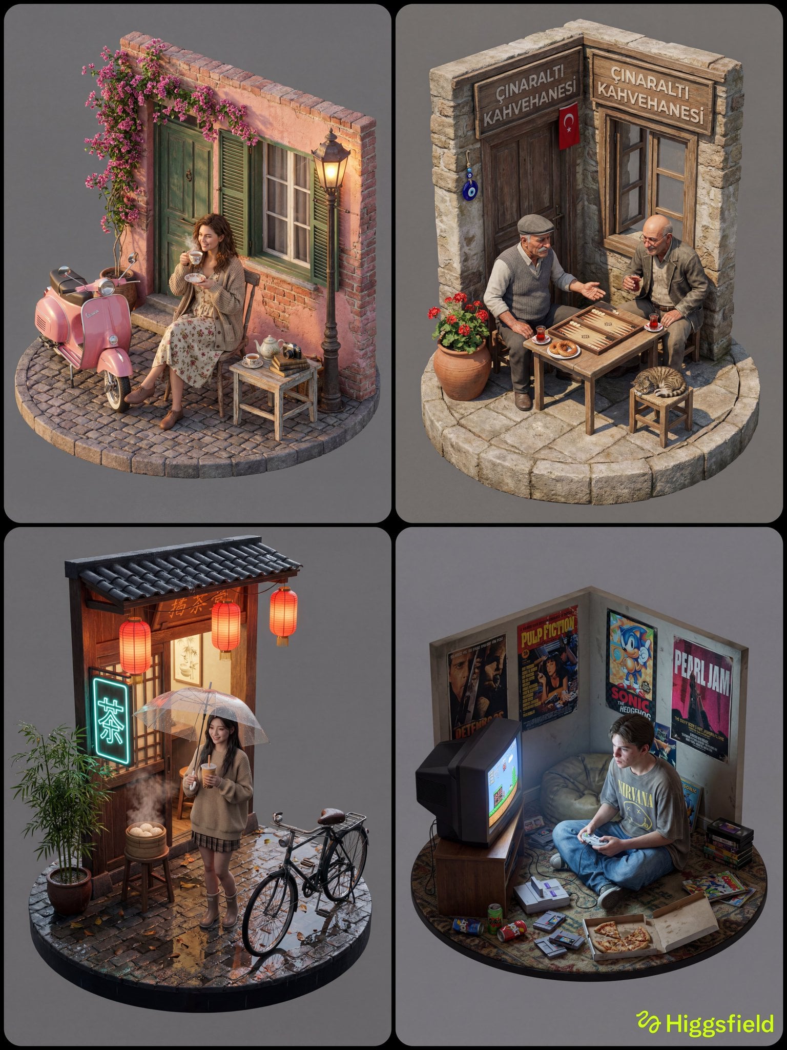 Реалистичная 3D сцена