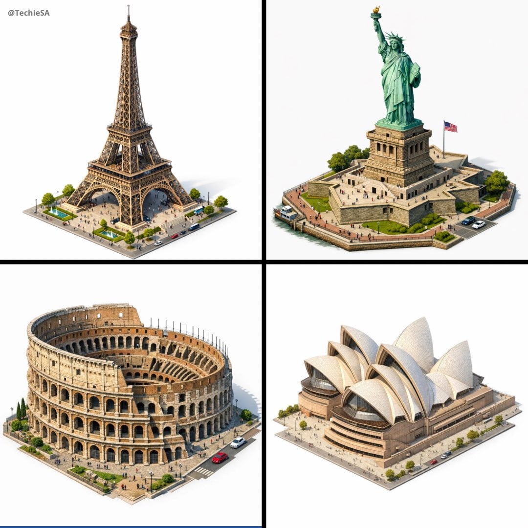 Изометрическое архитектурное 3D здание