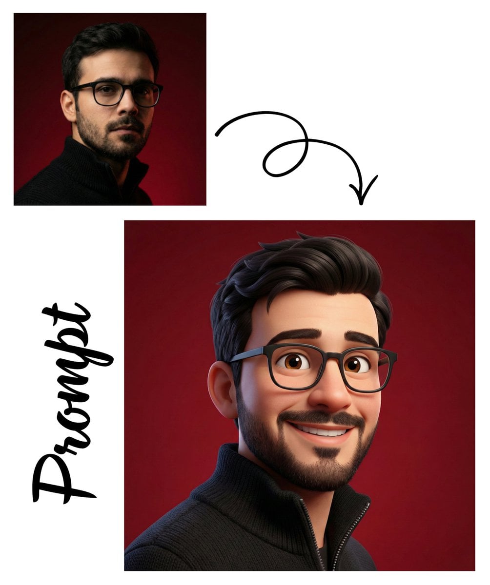 3D аватар в стиле Pixar