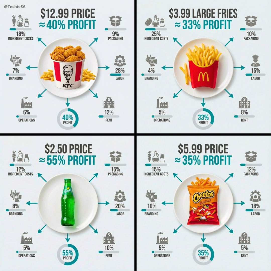 Инфографика цены продукта