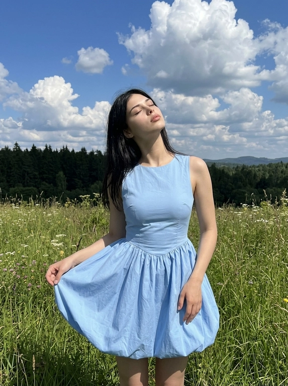 Портрет на лугу